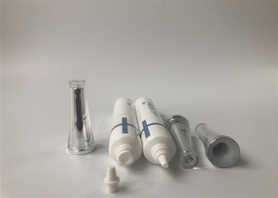 Milk White Plastic Tube Packing 5 Layer Tubes Hireida Silicone Gel 3 Color Offset Hot Stamping