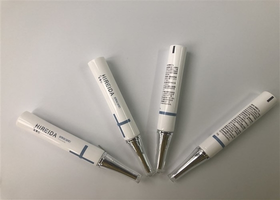 Milk White Plastic Tube Packing 5 Layer Tubes Hireida Silicone Gel 3 Color Offset Hot Stamping