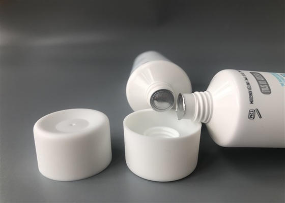 Glossy Coating Foil Seal Plastic Cosmetic Tubes With Matt Screw Cap 70ml