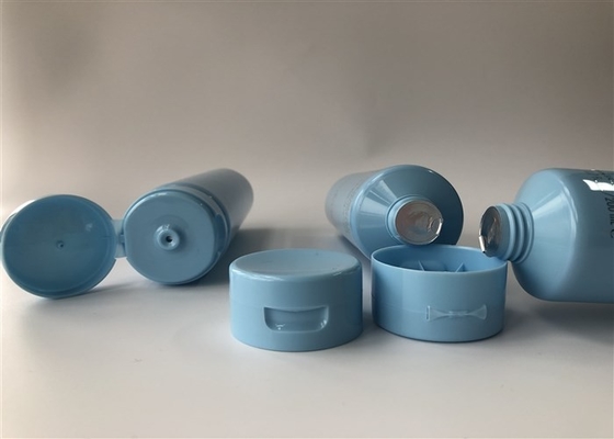Diameter 50mm Color Gloss Tube  All Hotstamping Silver With Flip Top Cap
