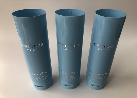 Diameter 50mm Color Gloss Tube  All Hotstamping Silver With Flip Top Cap