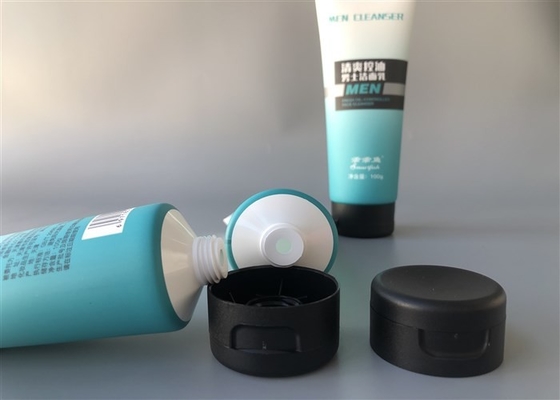 MEN CLEANSER MILK WHITE Smartfish Plastic Lotion Tubes 100g with frosted flip