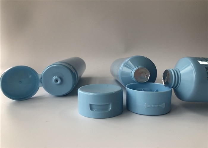 Diameter 50mm Color Gloss Tube  All Hotstamping Silver With Flip Top Cap